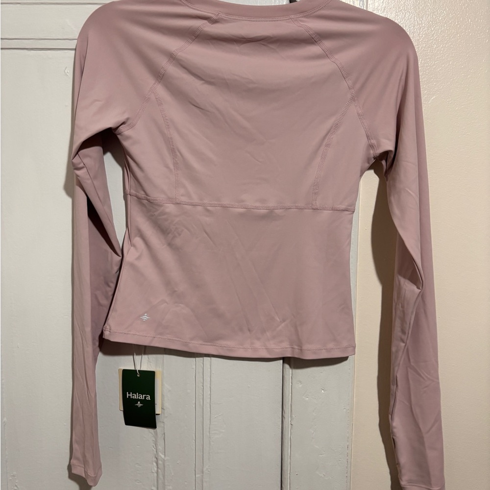 Halara Women's Pink Long Sleeve Top - Picture 4 of 7